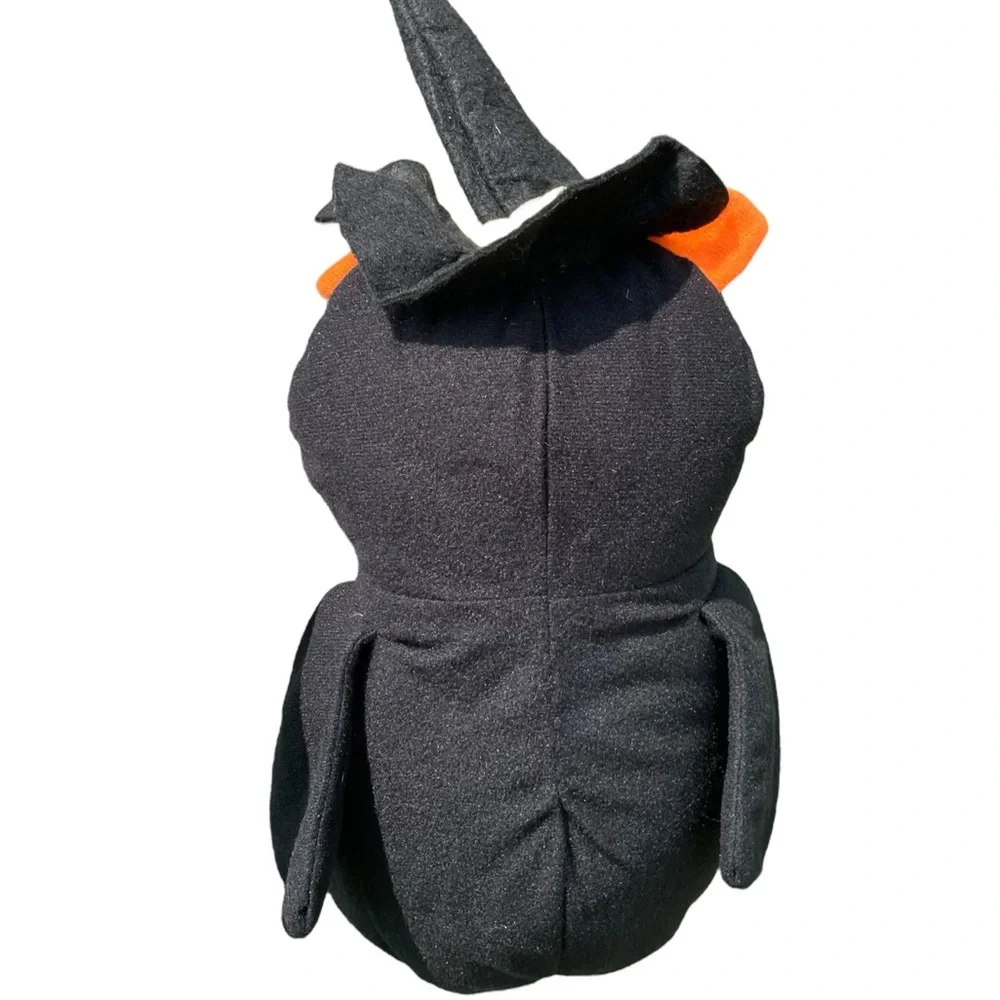 Halloween plushy, penguin‎ with witch hat, 17 inches tall. EUC